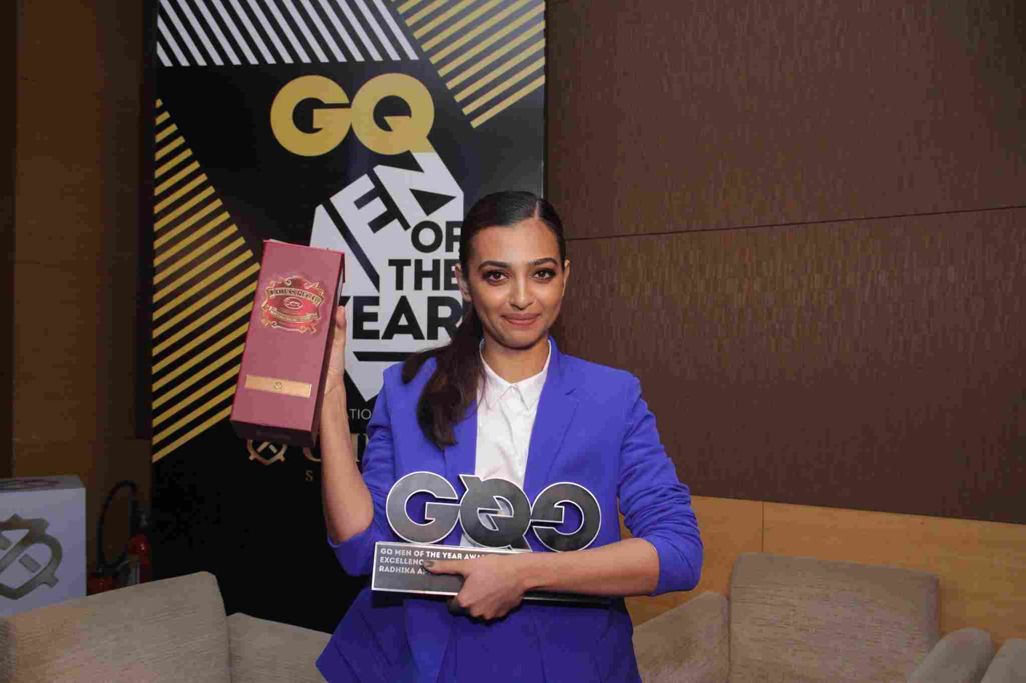 Radhika Apte with GQ Award