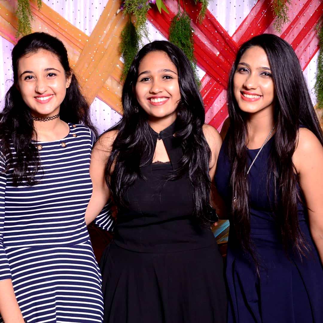 Revathi Pillai with her sisters