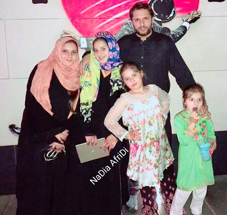 Nadia Afridi with her husband and daughter
