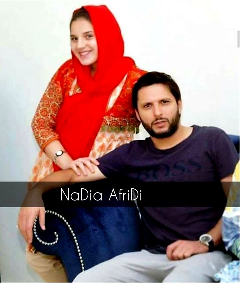 Nadia Afridi with her husband 