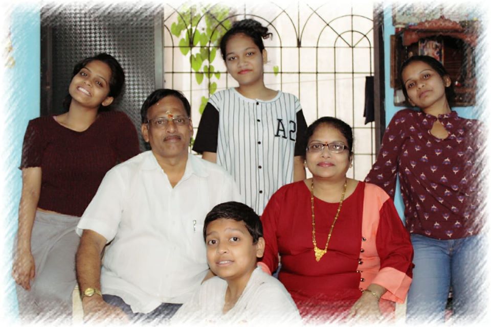 Sonal Vichare with her family 
