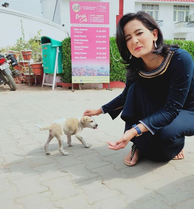 Meenakshi Kandwal is an avid dog lover
