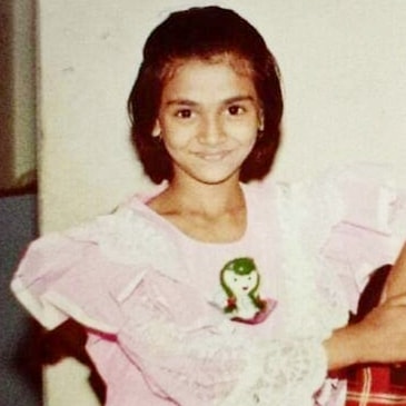 Naina Yadav childhood image