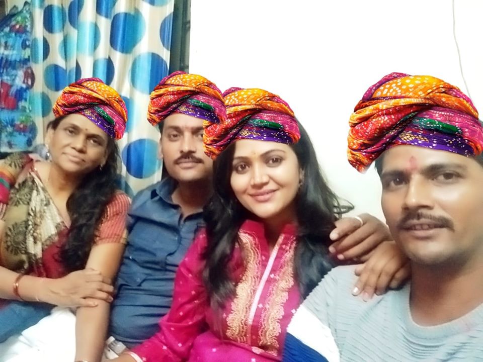 Naina Yadav with her family