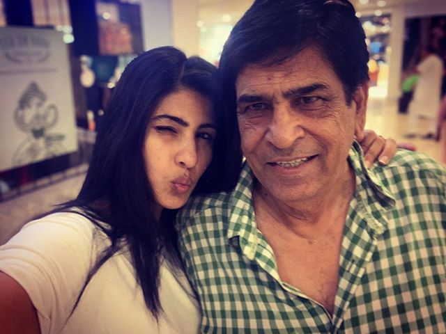 Rubika Liyaquat with her father 