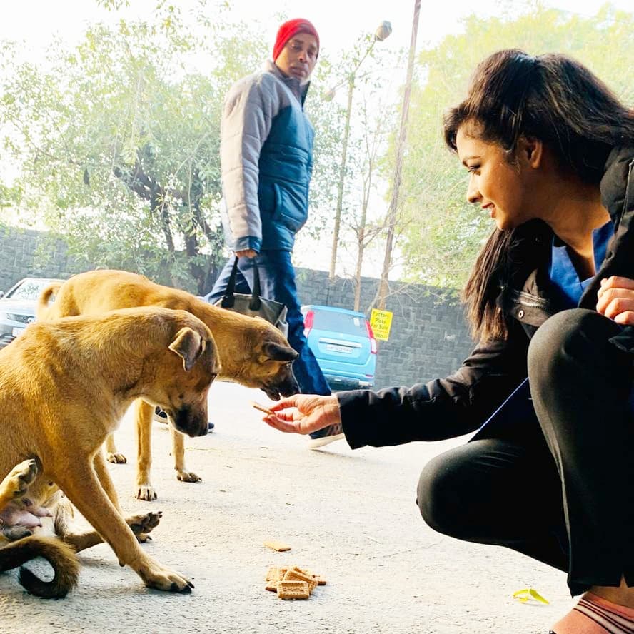 Deepika Yadav is an avid dog lover