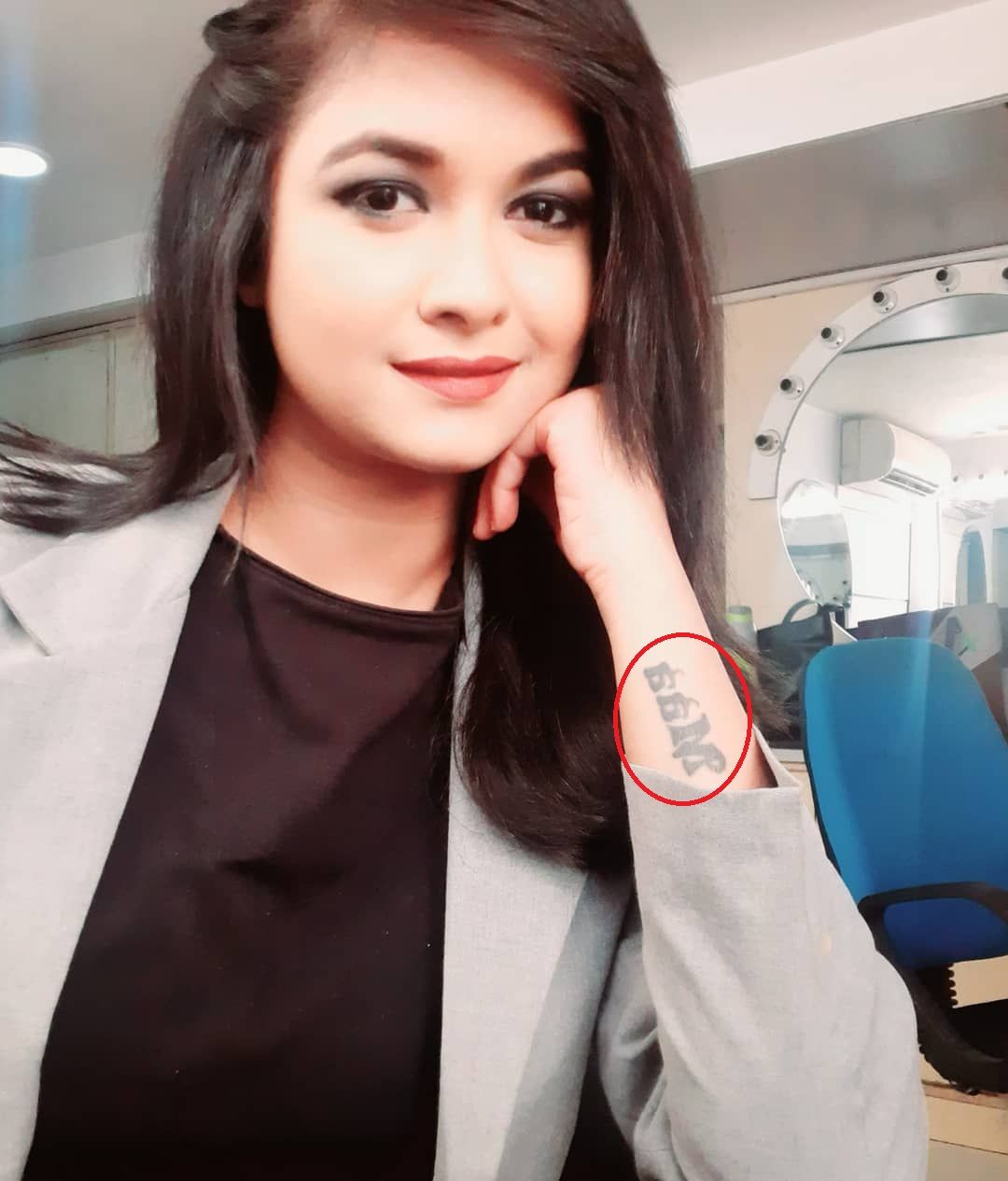 Deepika Yadav tattoo