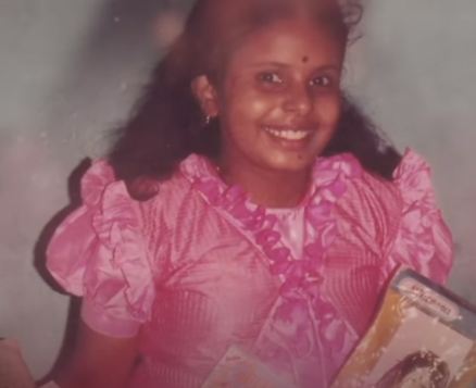 Gunjan Saxena childhood pic