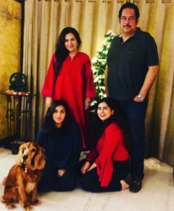 Deepika Chikhalia with her family