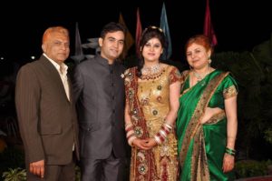 Nidhi Vasandani with her family