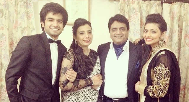 Ayush Mehra with his family