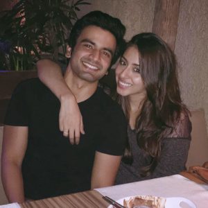 Ayush Mehra with his girlfriend