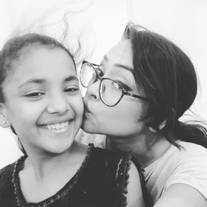 Nehal Vadoliya with her sister