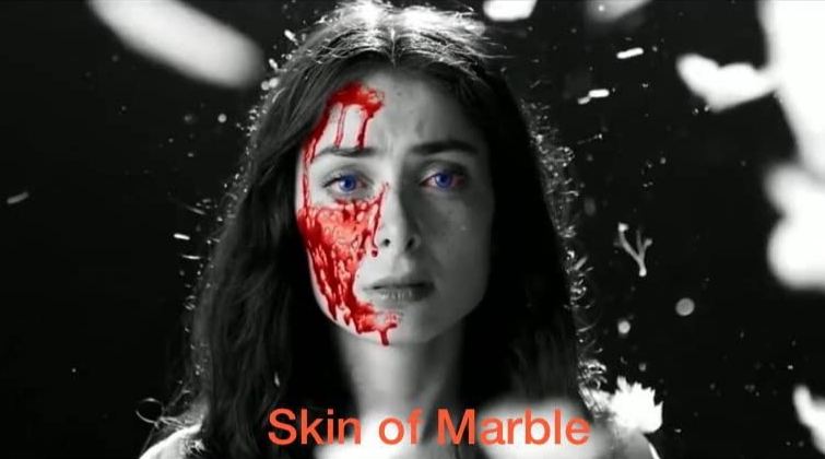 Skin of marble