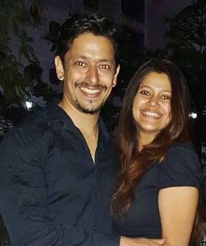 Karuna Pandey with her husband 