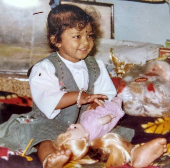 Ananya Smarth childhood image 